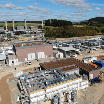 Work on commissioning the Reckrod 2 compressor station continues Work on commissioning the Reckrod 2 compressor station continues