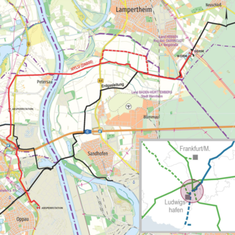 Mapping, building site and explosive ordnance surveys for the planned HYLU hydrogen pipeline from Lampertheim to Ludwigshafen am Rhein Mapping, building site and explosive ordnance surveys for the planned HYLU hydrogen pipeline from Lampertheim to Ludwigshafen am Rhein