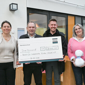 Gemeinsam helfen: GASCADE unterstützt Verein für krebskranke Kinder und Tagesaufenthaltsstätte Panama Gemeinsam helfen: GASCADE unterstützt Verein für krebskranke Kinder und Tagesaufenthaltsstätte Panama