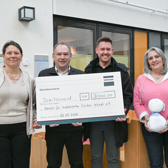 Together for a good cause: GASCADE supports the Panama day care center and association for children with cancer Together for a good cause: GASCADE supports the Panama day care center and association for children with cancer