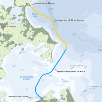 "Ostsee Anbindungsleitung" mechanically completed "Ostsee Anbindungsleitung" mechanically completed